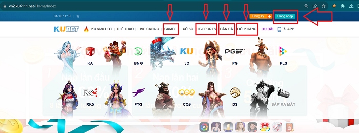 Hướng dẫn tham gia chơi tại sảnh game Kubet