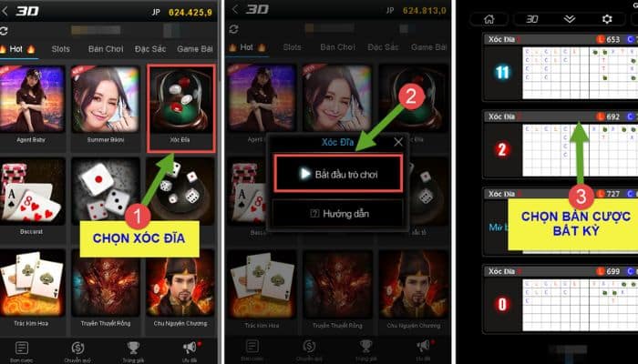Cach choi xoc dia 3D 103